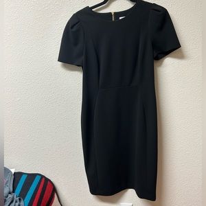 Calvin Klein Short Sleeve Black Dress Size 10